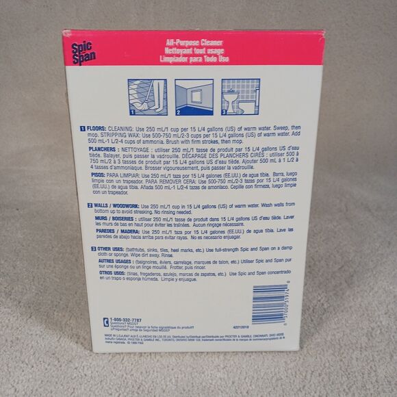 Spic And Span Powder 27 ounce Proctor & Gamble Institutional - Picture 2 of 4